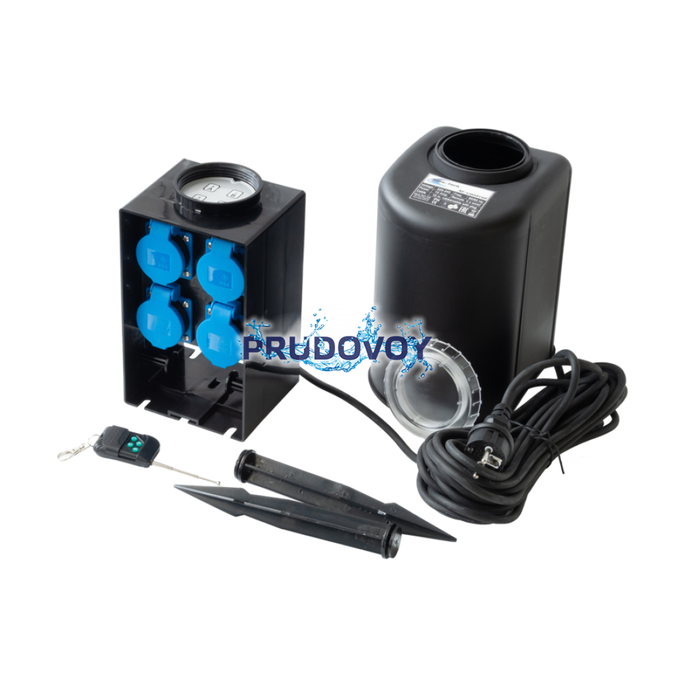 AC Control 4 Stecker (HP040004) Блок из 4-х управляемых садовых розеток, кабель 10 м.